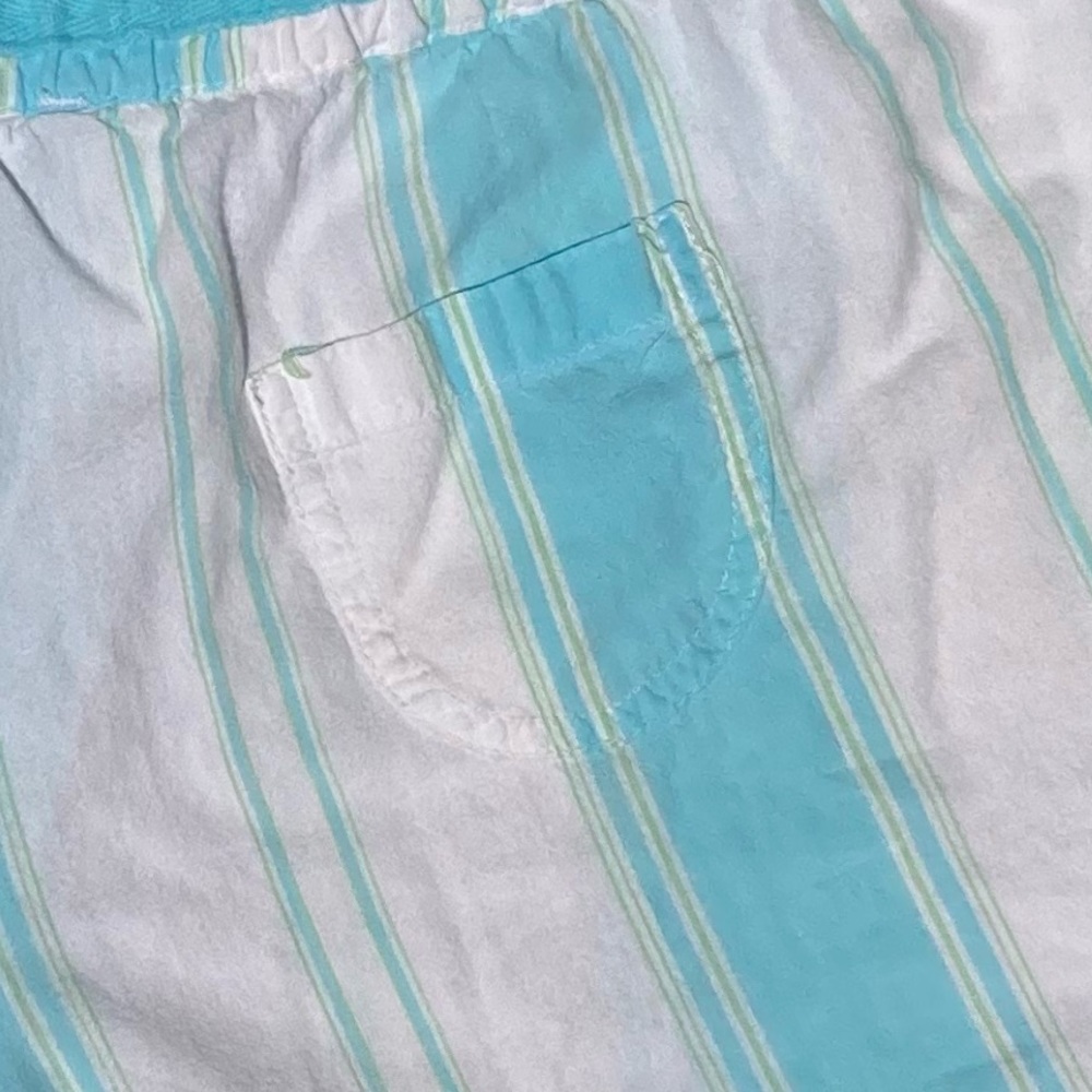 Gap Shorts Cotton Lightweight Turquoise White Extra Small - Picture 14 of 15
